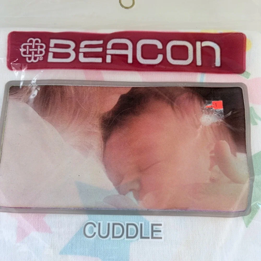 VNTG Beacon Cuddle 2 Receiving‎ Blankets 100% Cotton Rainbow Pastel Made in USA